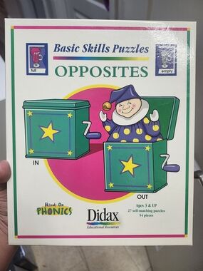 Basic Skills Puzzles - Opposites